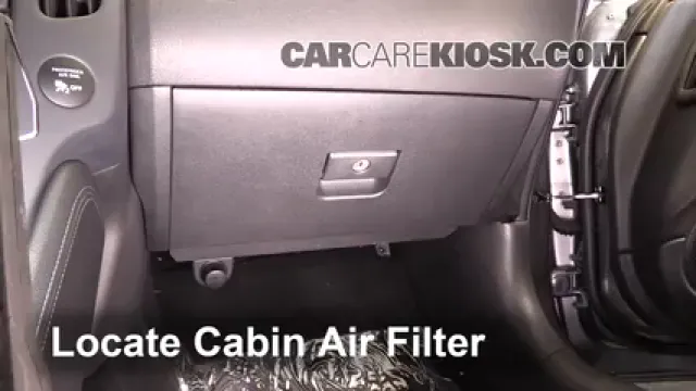 2016 Nissan 370Z 3.7L V6 Coupe Filtre à air (intérieur) Changement